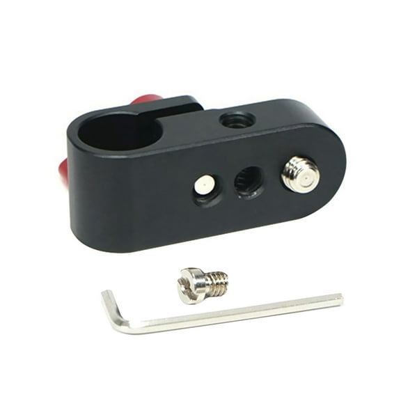 Camera Rig 15mm Rail Clamp Mount Aluminum Alloy, Multiple 1/4" Threaded Holes for Articulating Arm Mounting APPLAYERR Spare Part