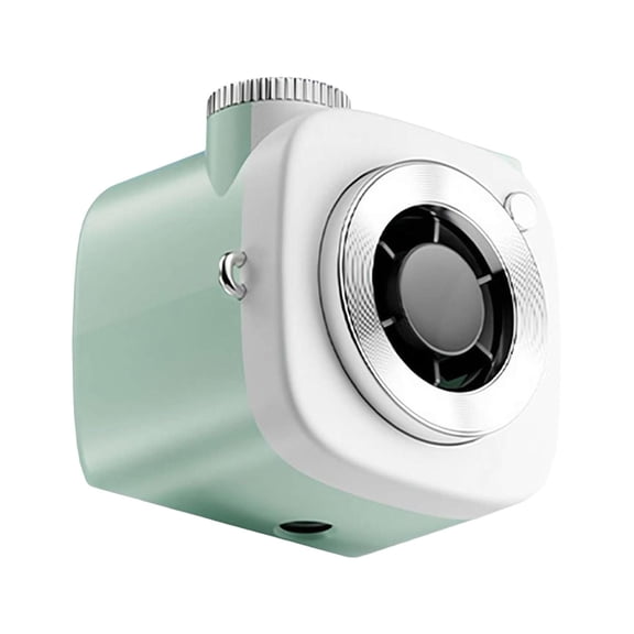 Camera Shaped Portable Fan with Lanyard, Portable Handheld Cute Compact Fan, Cute Camera Design, Lightweight Personal Fan for Office, Outdoor, Commute, Makeup, Green