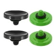 thumbnail image 1 of Camera Shutter Button, 2 Pack Soft Shutter Release Button Camera Button Concave, Black Green, 1 of 6