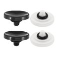 thumbnail image 1 of Camera Shutter Button, 2 Pack Soft Shutter Release Button Camera Button Concave, Black White, 1 of 6