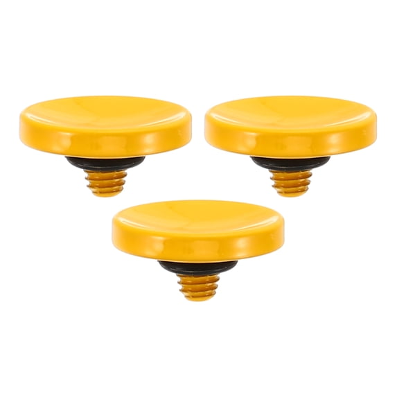 Camera Shutter Button, 3 Pack Soft Shutter Release Button Camera Button Concave, Yellow