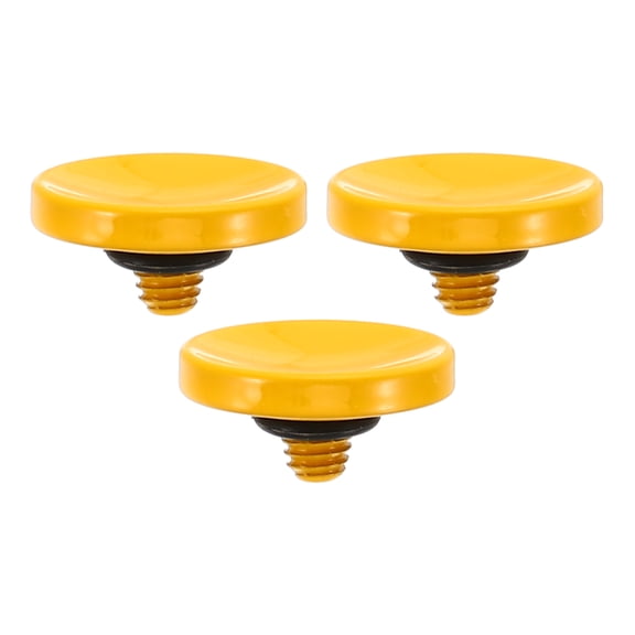 Camera Shutter Button, 3 Pack Soft Shutter Release Button Camera Button Concave, Yellow