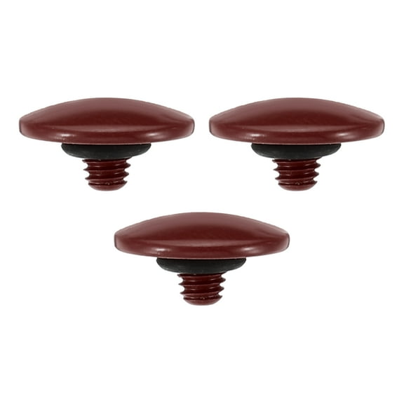Camera Shutter Button, 3 Pack Soft Shutter Release Button Camera Button Convex, Dark Red