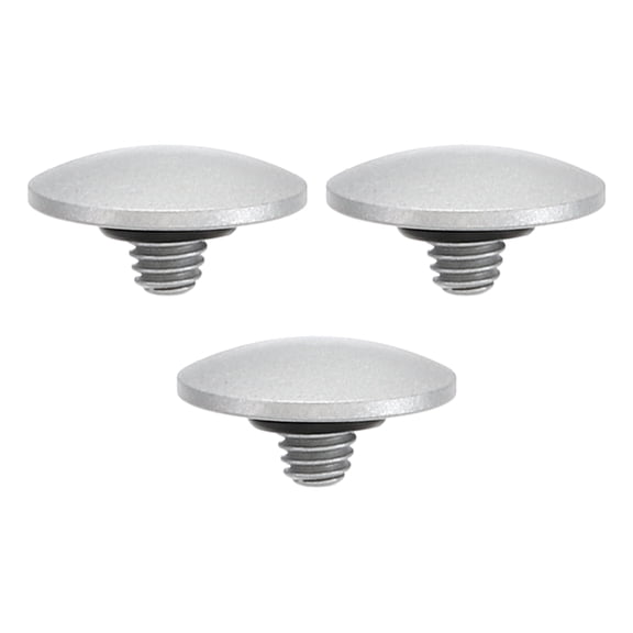 Camera Shutter Button, 3 Pack Soft Shutter Release Button Camera Button Convex, Silver