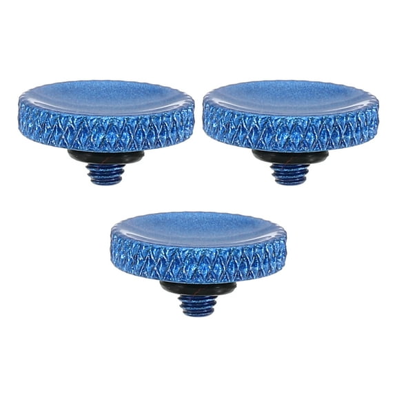 Camera Shutter Button, 3 Pack Soft Shutter Release Button Camera Button Knurled, Blue