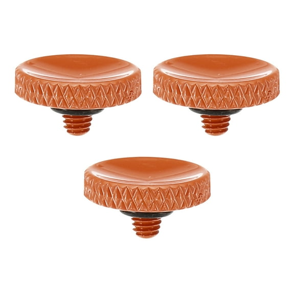 Camera Shutter Button, 3 Pack Soft Shutter Release Button Camera Button Knurled, Orange