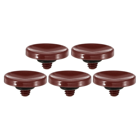 Camera Shutter Button, 5 Pack Soft Shutter Release Button Camera Button Concave, Dark Red