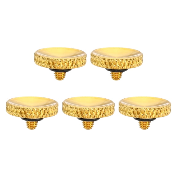 Camera Shutter Button, 5 Pack Soft Shutter Release Button Camera Button Knurled, Golden