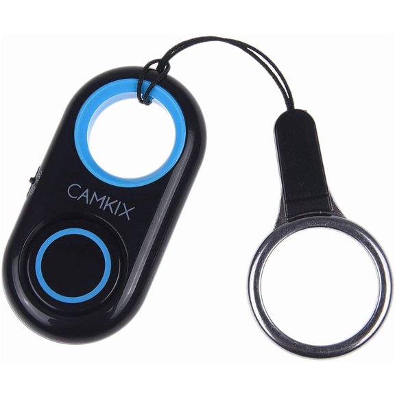 Camera Shutter Remote Control with Bluetooth Wireless Technology - Works Flawlessly with iPhone/iPad and Android (Blue)