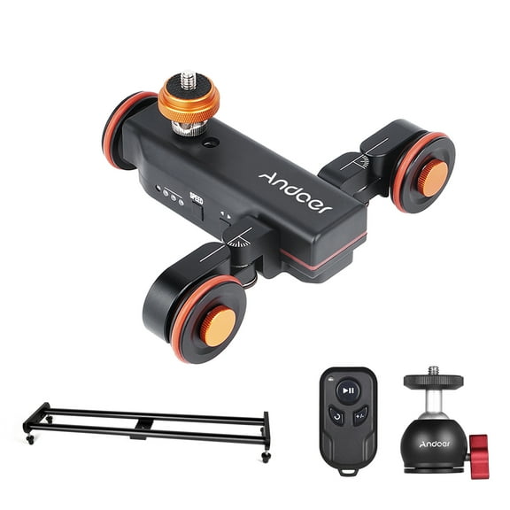 Camera Slider,Video Slider Kit 3-wheel Auto Car 3 Speed Adjustable Camera Slider Ballhead Adapter With Auto Car 3 Slider Ballhead Adapter Slider Kit With Camera Video Slider Kit With 3-wheel