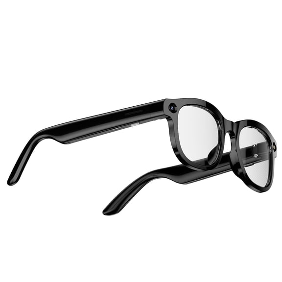 AI Smart Glasses with Camera, Bluetooth 5.4 & Real-Time Translation, 2MP Video, 240mAh Battery, Open-Ear Calling for Travel Driving (1 Pair, Black)