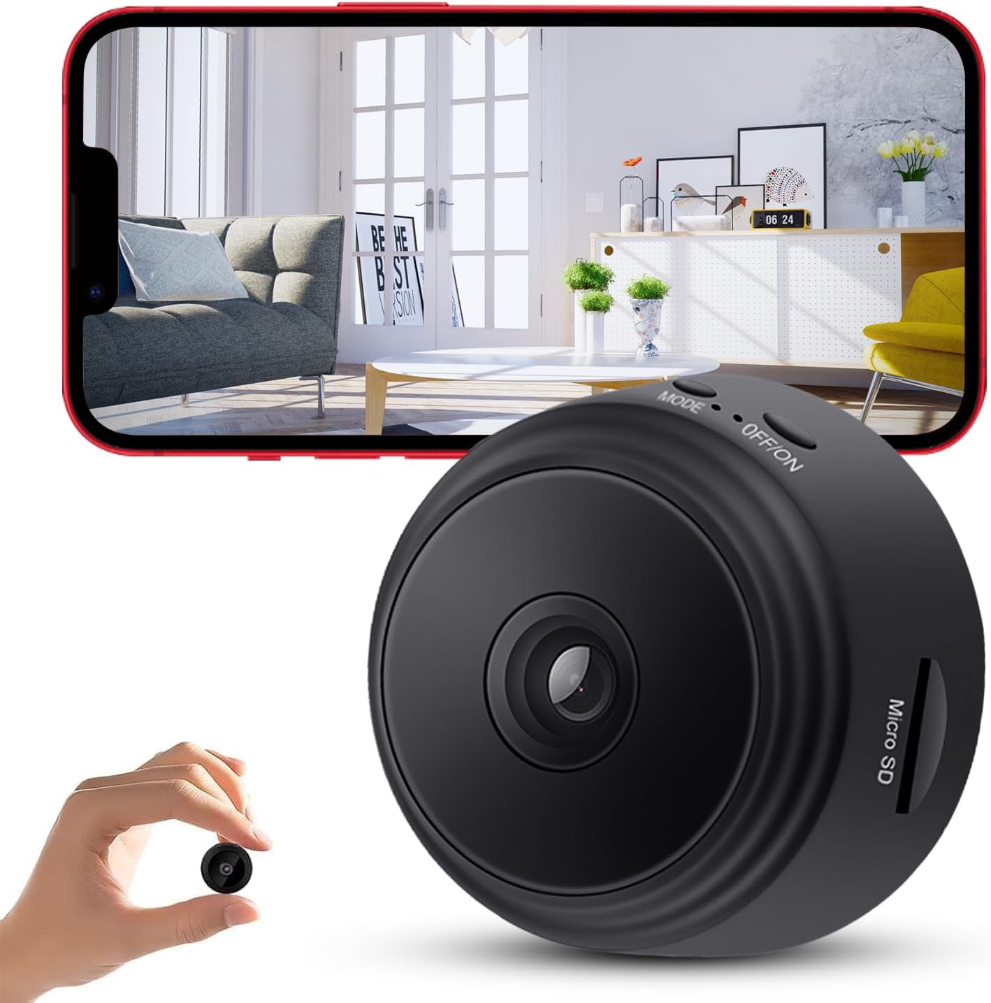 Nanny Cam A9 Mini Full-HD 1080P Small Wifi Camera Wifi IP Mini