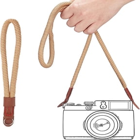 Camera Strap 37" Long Rope Camera Strap with Camera Wrist Strap Nylon Rope Camera Neck Shoulder Strap for Micro Single and DSLR Camera Peru