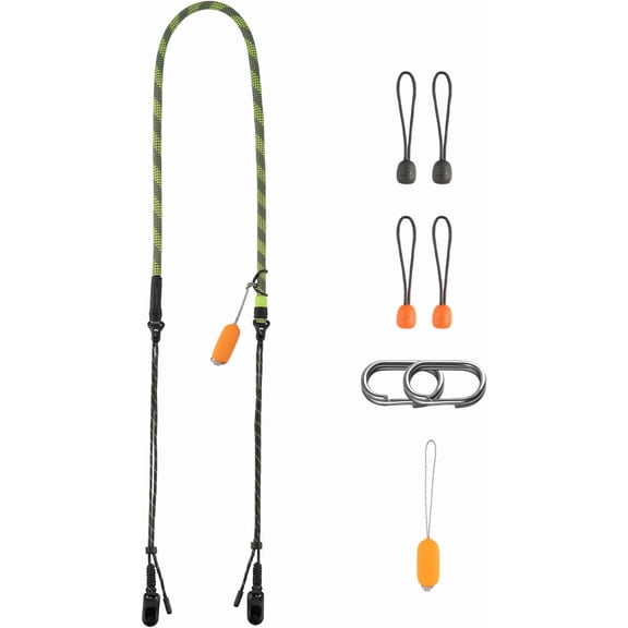 Camera Strap Slim for Mirrorless - Leather Harness Quick Release Adjustable Camera Strap for Compact Camera, Camera and Smartphone (Outdoor, Wilderness )