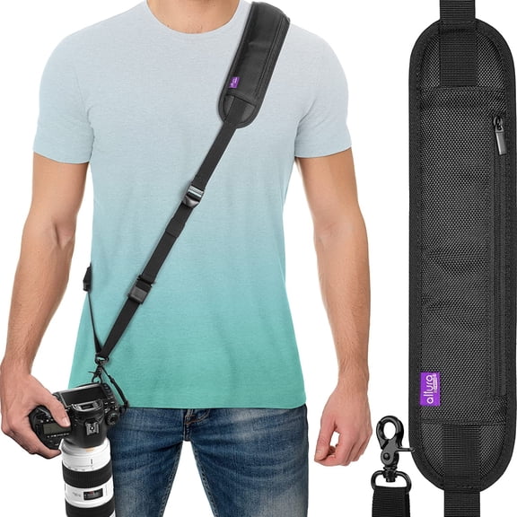 Camera Strap with Quick Release & Safety Tether - for Photographers , Nikon,