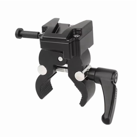 Camera Super Clamp with Universal V-Lock Mount Quick Release Adapter for DSLR Battery Photo Studio Accessory