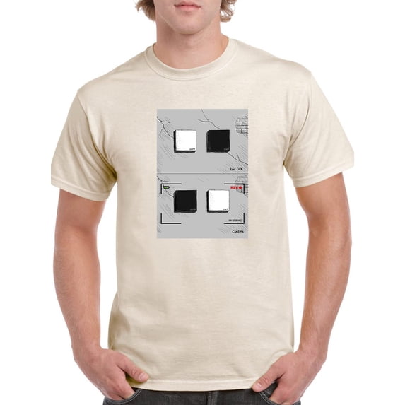 Camera Switcheroo T-Shirt Men -Muzaffar Yulchiboev Designs, Male 4X-Large