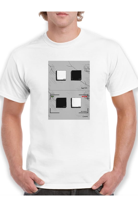 Camera Switcheroo T-Shirt Men -Muzaffar Yulchiboev Designs, Male Large