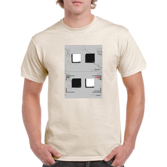 Camera Switcheroo T-Shirt Men -Muzaffar Yulchiboev Designs, Male Small