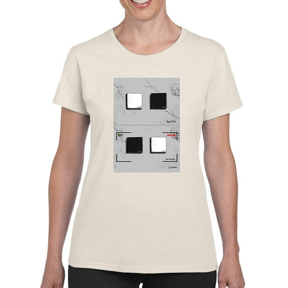 Camera Switcheroo T-Shirt Women -Muzaffar Yulchiboev Designs, Female Small