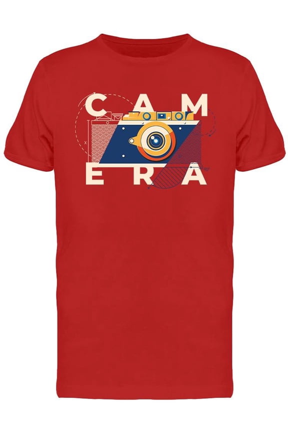 Camera T-Shirt Men -Image by Shutterstock, Male Small