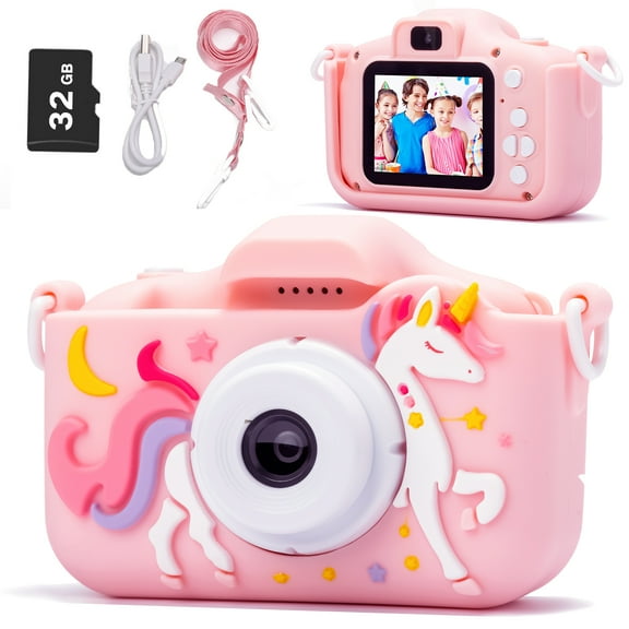 Camera Toys for Girls & Boys, 3-12 Years - 1080P HD Video Kids Digital Camera - Perfect for Christmas & Birthday Gifts
