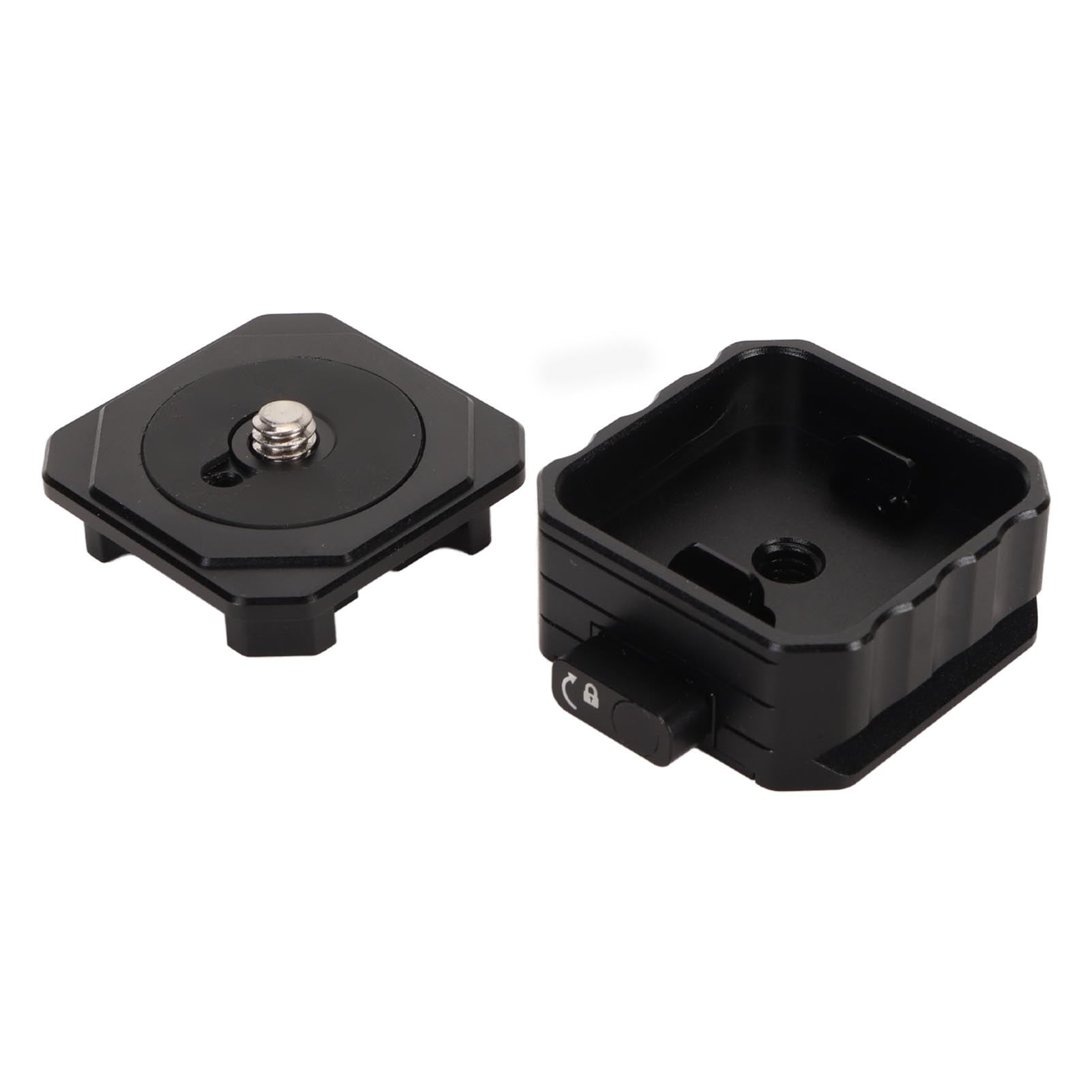 Camera Tripod Mount Plate, 38mm CNC Machining Aluminum Alloy Quick