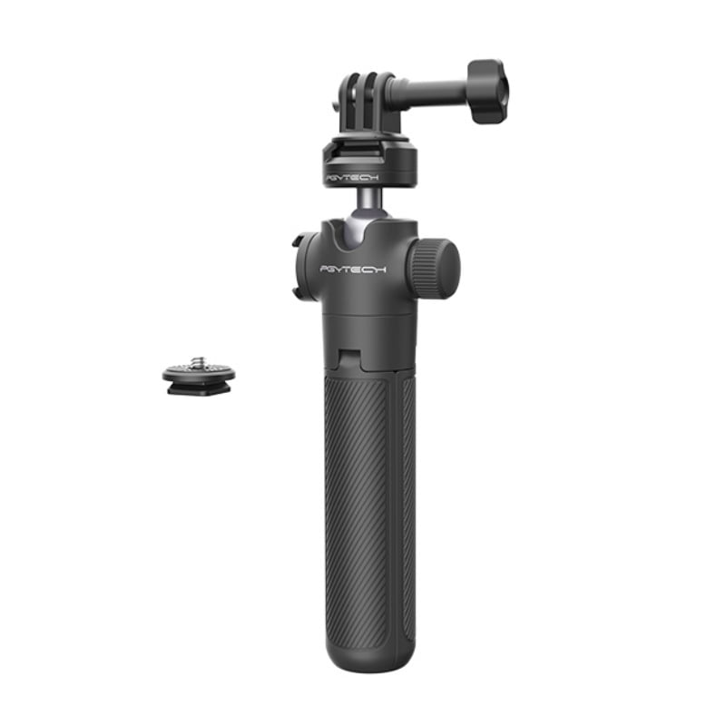 Camera Tripod Selfie Stick - Bigcan Compact Vlogging Tripod with Ball Head, Quick Release Mount and 360° Swivel for Action Camera, Smartphone, Mirrorless Camera