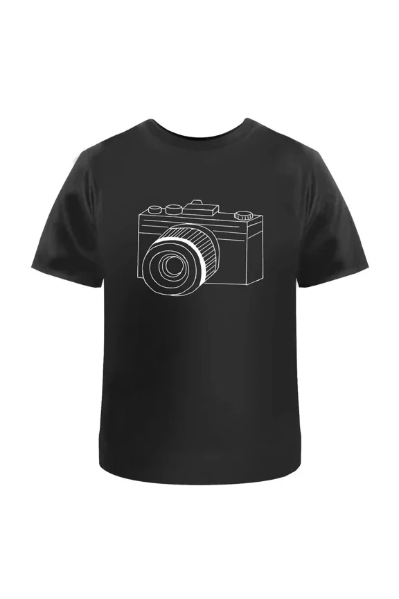 Camera' Unisex T-Shirt - 100% Cotton (S-XXL) (TA021510)
