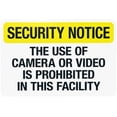 thumbnail image 1 of The Of Camera Or Video Is Prohibited In This Facility Warning,Prohibition Security Metal Signs for Home Busines Garage Street Wall Caution Decor 12 x 8 Inch, 1 of 4