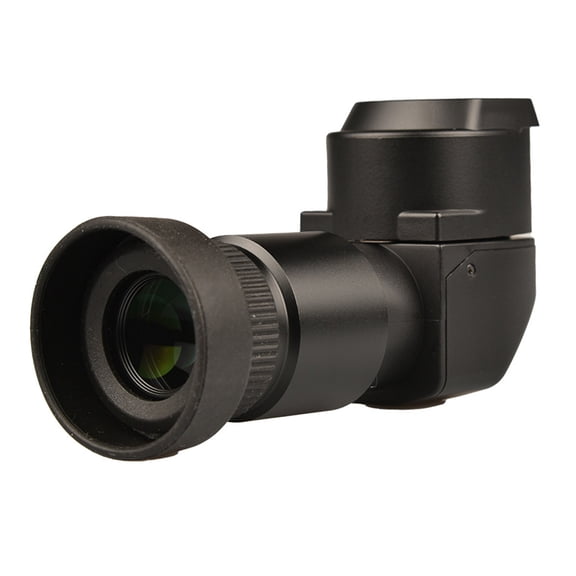 Camera Viewfinder 1.250X- 2.50X Magnification Right Angled Viewfinder with 10Pcs Mounting Adapter for Camera Accessories