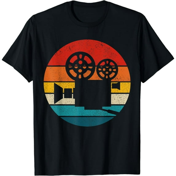 Camera Vintage Movie Director Chair Film Making Filmmaker T-Shirt
