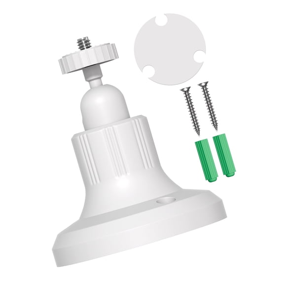 Camera Wall Mount Bracket, 1/4 Inch Thread Holder with & Screw Mounting, Rotatable Joint for Security & Action Cameras