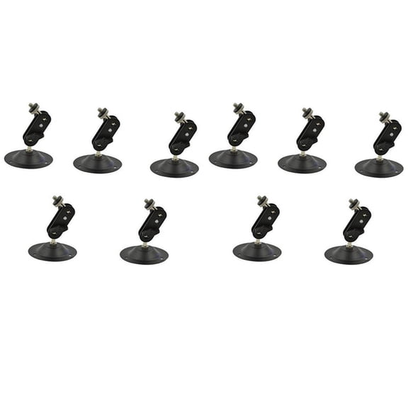 Camera Wall Mount Bracket,Monitor Holder,Black Speaker Brackets,Indoor Outdoor Ceiling Wall Mounts Projector Stand 10PCS