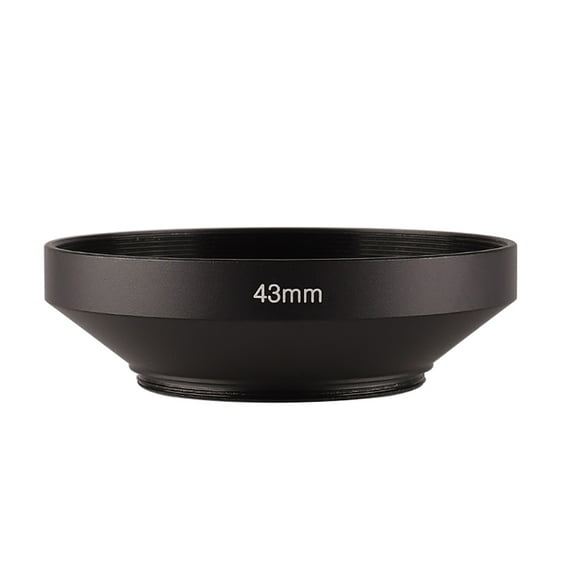 Camera Wide Screw in Mount Metal Lens Hood 39mm 40.5mm 43mm 46mm 49mm 52mm 55mm 58mm 62mm 72mm 77mm 82mm