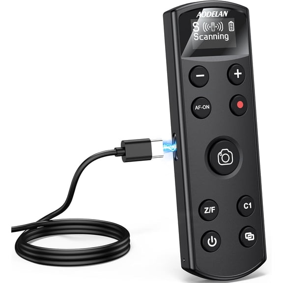 for Camera Wireless Remote Control,Rechargeable Shutter Release with OLED Screen for ZV-1,ZV-E10, A6400, A6700, A7C,A7III,A7IV,RX100 VII, DSC-RX0 II,DSC-RX100 VII, Replace RMT-P1BT