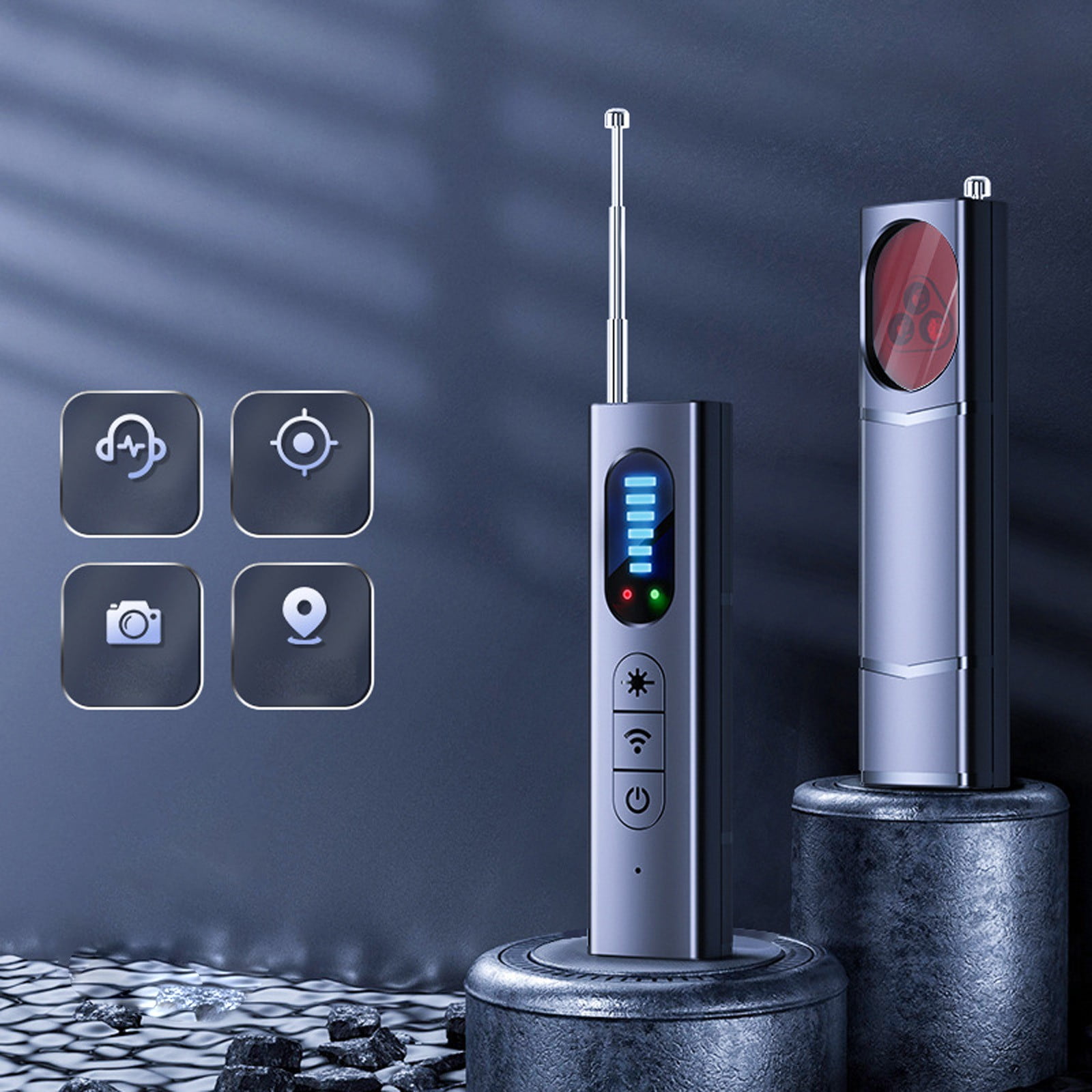 Camera Wireless Signal Scanner Positioning Door Lock Induction Alarm