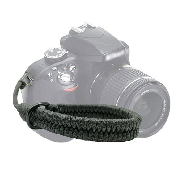 Camera Wrist Strap for Photographers, Detachable Hand Strap with Stainless Steel Clip, Quick Release Paracord for DSLR/Mirrorless Cameras