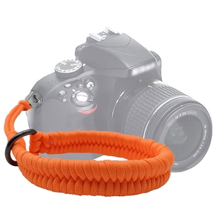 Camera Wrist Strap for Photographers, Detachable Hand Strap with Stainless Steel Clip, Quick Release Paracord for DSLR/Mirrorless Cameras