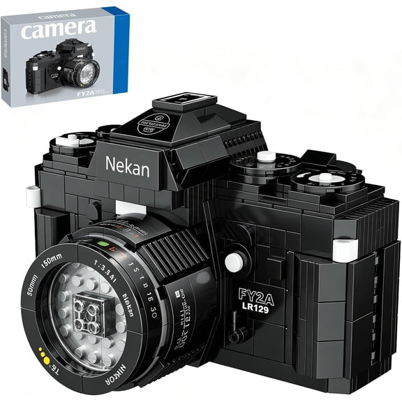 Cameras Building Set for Adults, Collectible Digital Camera Models to Build and Display,Building Blocks for Adults (627PCS)