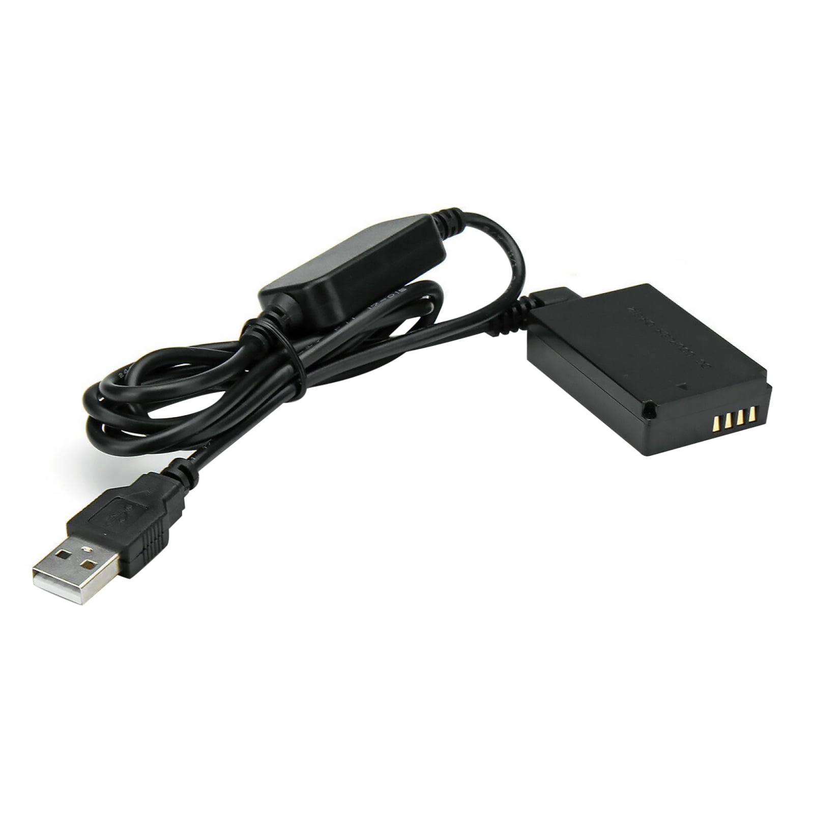 Cameras Dummy Battery, DC Coupler LP-E12 AC Power Adapter Kitfor for Canon EOSM, M2, M10, M50, M100, M200, M50 Mark II