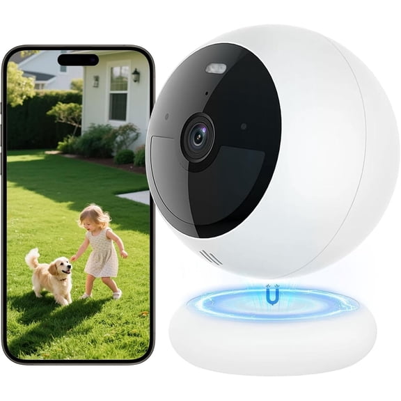 Cameras Outdoor/Indoor , Cameras for , AI Motion Detection 2.4G WiFi Camera Outdoor, Free Local Storage MagCam, B210-SE