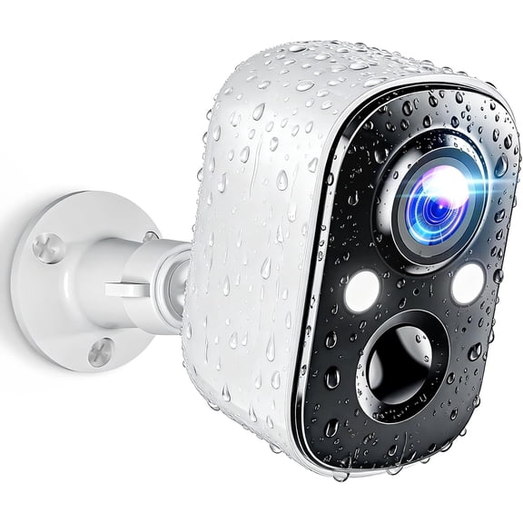 Cameras Outdoor, WiFi Cameras for with AI Motion Detection, Color Night Vision, 2-Way Talk, IP66 , Cloud/SD Storage