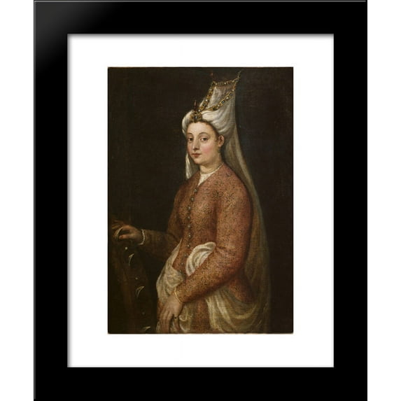 Cameria, daughter of Suleiman the Magnificent 20x24 Framed Art Print by Titian
