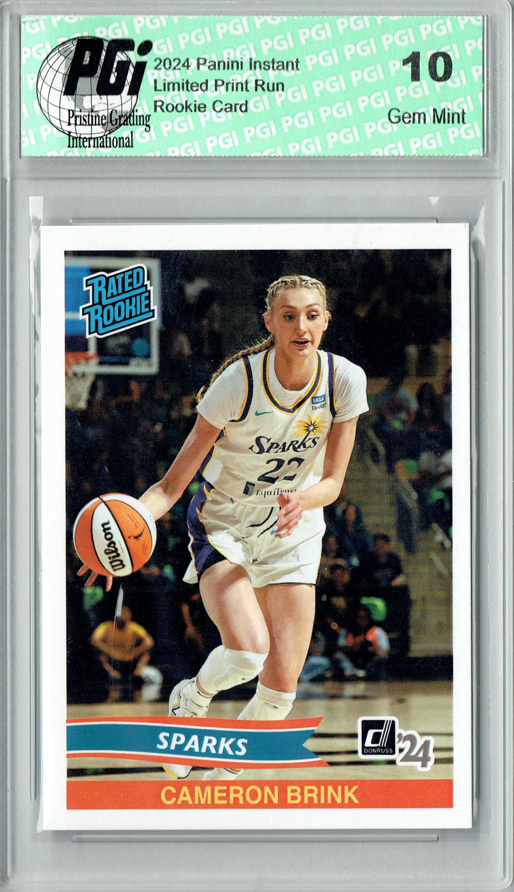 Cameron Brink 2024 Panini Instant RRR4 Retro Rated Rookie Rookie Card