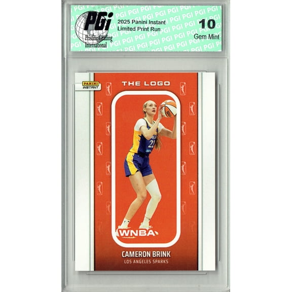 Cameron Brink 2025 WNBA The Logo #LOGO-32 Only 1,447 Made Rare Card PGI 10