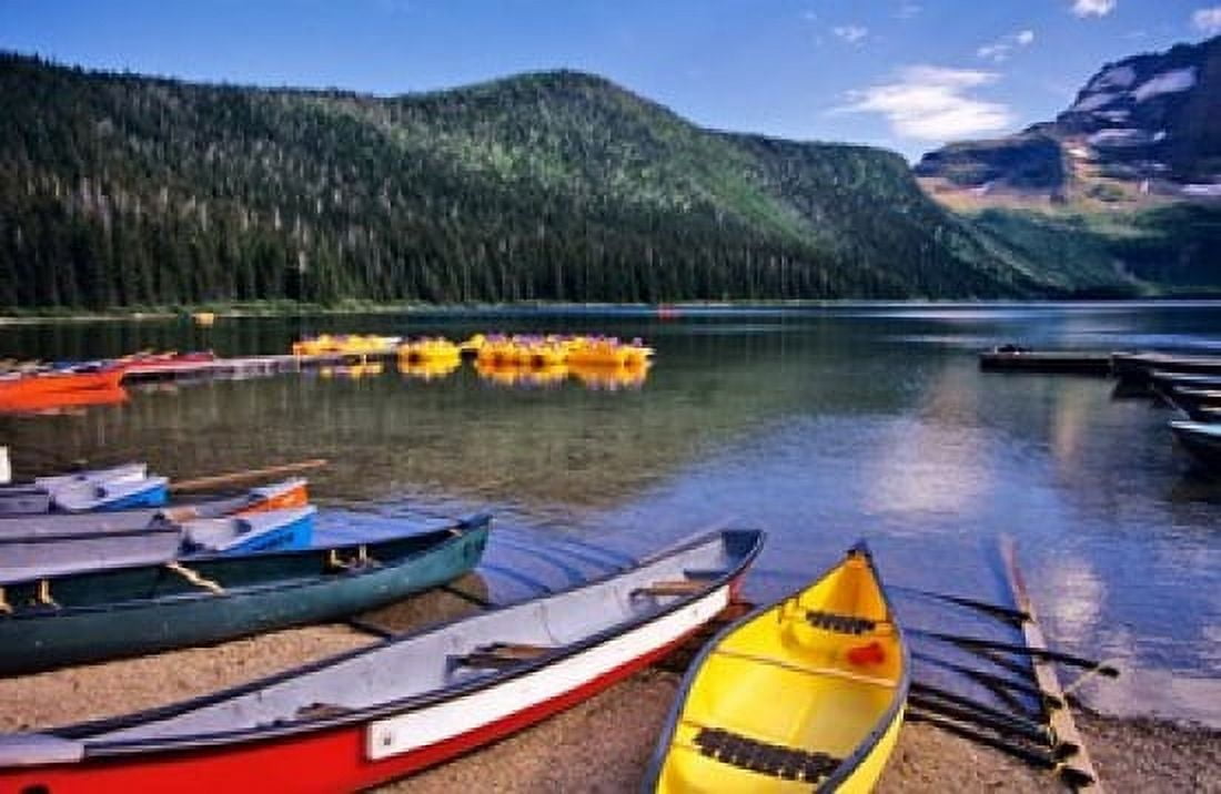 Cameron Creek Wateron Lakes National Park Alberta Canada Canvas Art - Chuck Haney DanitaDelimont (27 x 18)