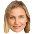 thumbnail image 1 of Cameron Diaz (Long Hair) Celebrity Mask, Flat Card Face, Fancy Dress Mask, 1 of 5