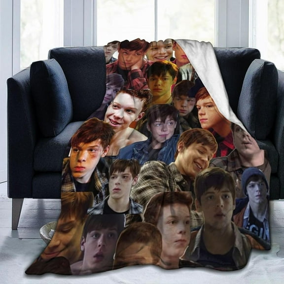 Cameron Monaghan Fleece Blanket for Couch - Throw Blanket Lightweight Cameron Monaghan Merch Super Soft Cozy Luxury Bed Blanket Microfiber and Throws for Sofa