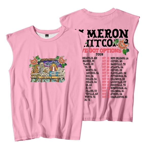 Cameron Short Sleeves Casual Unisex Summer T-shirt Tops Cool Printed Logo Harajuku T-shirt